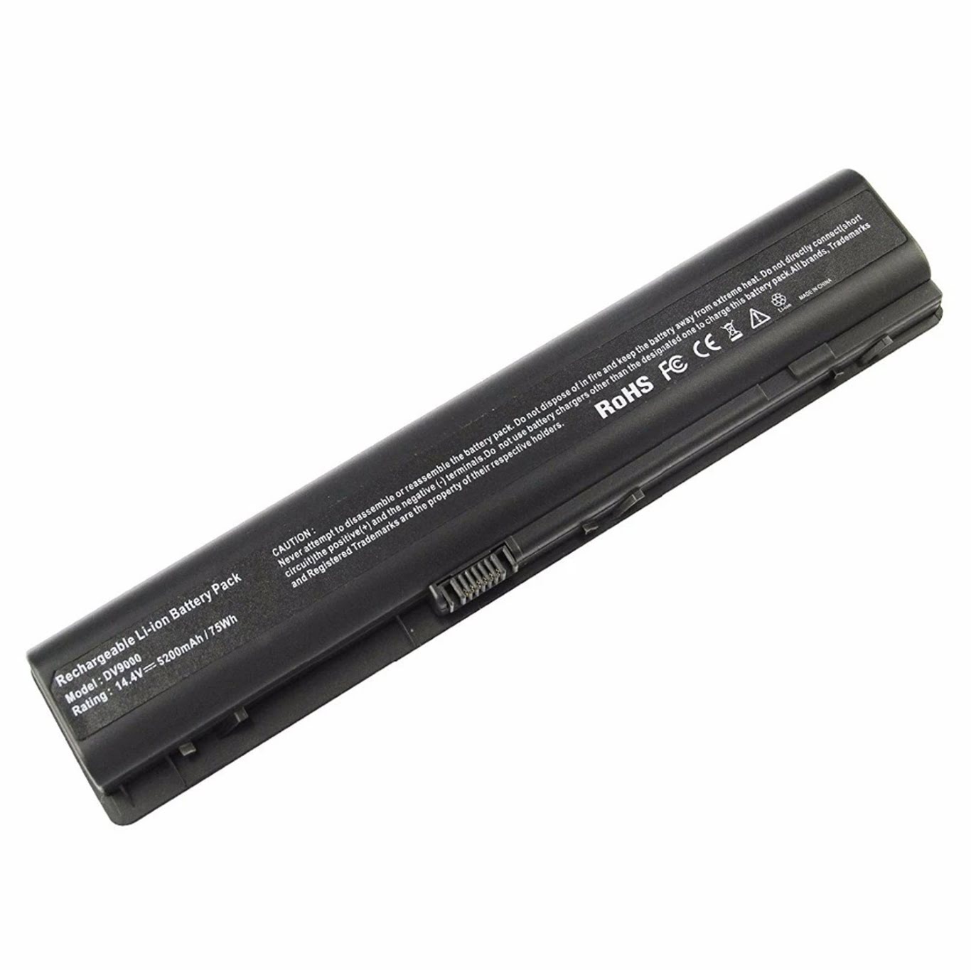 416996-001, 416996-131 replacement Laptop Battery for HP Pavilion dv9000, Pavilion dv9000EA, 8 cells, 14.4V, 4400mAh