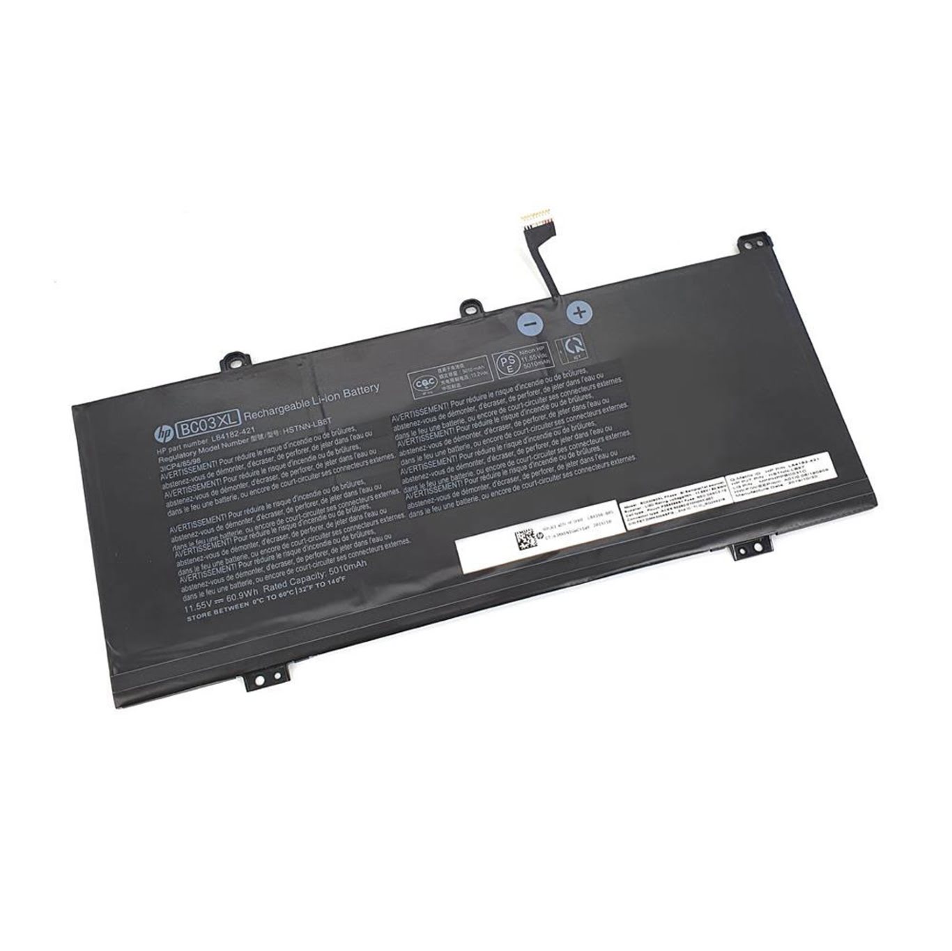 BC03060XL, BC03XL replacement Laptop Battery for HP Chromebook ENTERPRISE, Chromebook X360 14C-CA0000(9GW67AV), 60.9wh, 3 cells, 11.55v