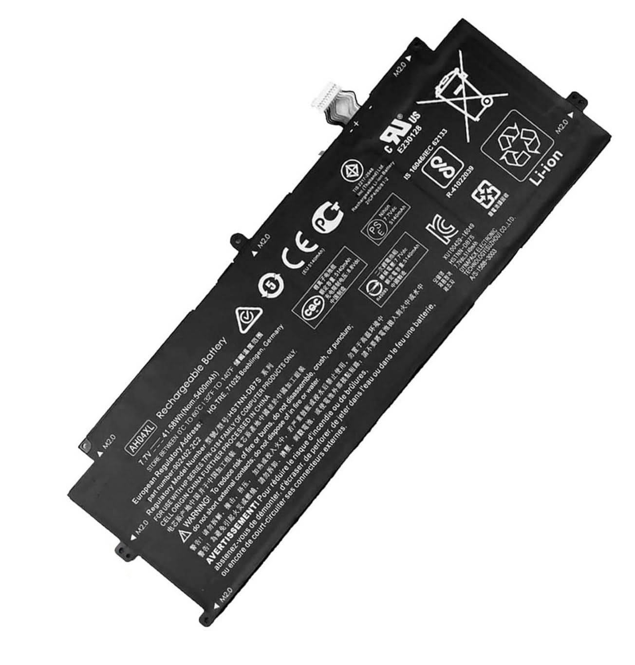 902402-2B2, 902402-2C2 replacement Laptop Battery for HP Spectre x2 12-c000, Spectre X2 12-C000 CTO, 7.7v, 41.58wh