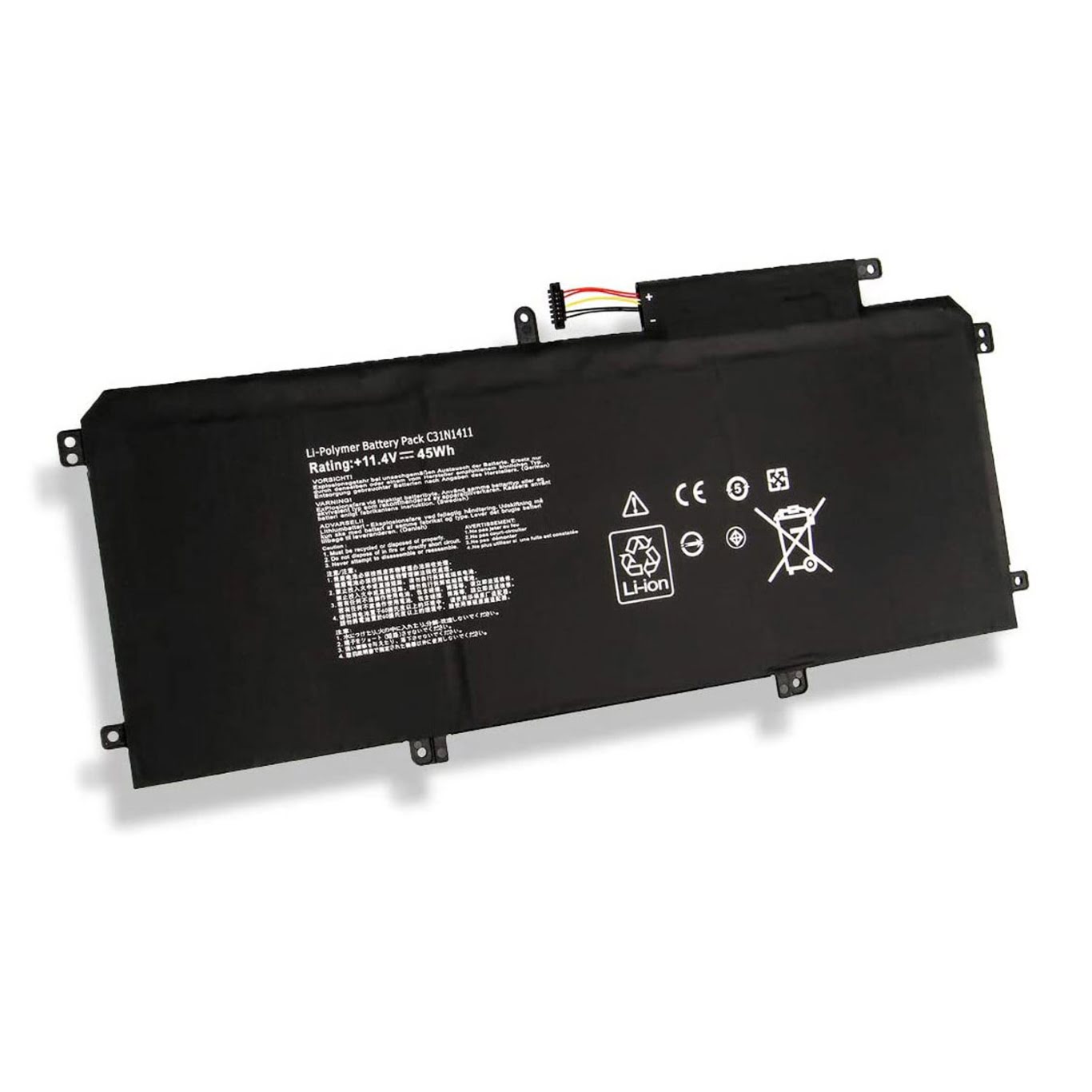 0B200-01180000, C31N1411 replacement Laptop Battery for Asus U305CA6Y30, U305F 13.3 inch, 11.4v, 3900mah / 45wh