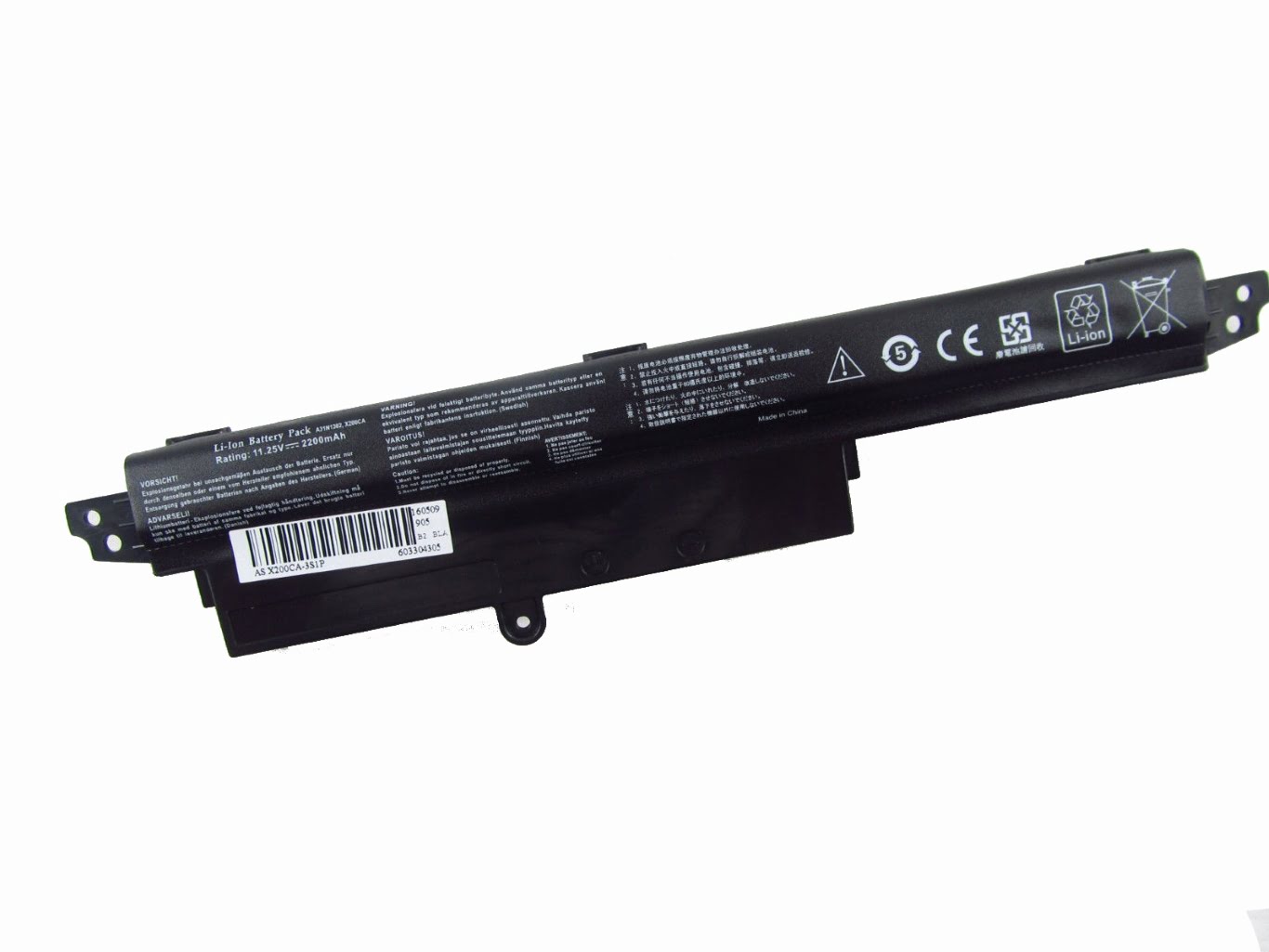 0B110-00240100E, 1566-6868 replacement Laptop Battery for Asus AR5B125, F200CA, 3 cells, 11.25v, 2200mAh