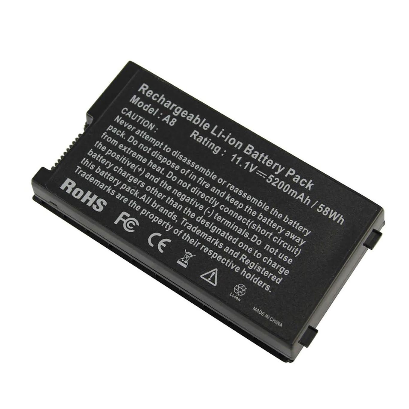 15G10N345800, 15G10N345800 DPC replacement Laptop Battery for Asus A72DY, A72JT, 6 cells, 11.1V, 4400mah/49wh