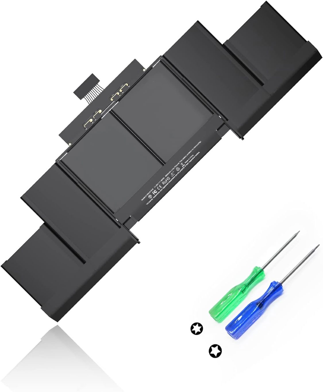 661-00123, A1398(EMC 2674) replacement Laptop Battery for Apple MacBook Pro 15 inch Retina A1398(Late 2013), MacBook Pro 15 inch Retina A1398(Mid 2014), 11.26v, 8440mah / 95wh