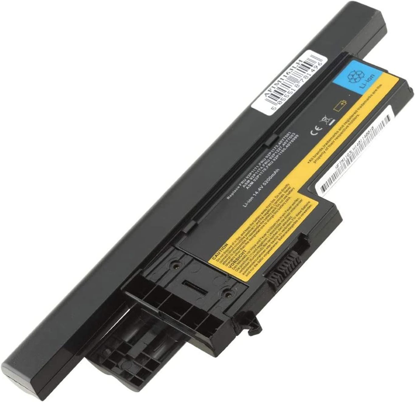 40Y6999, 40Y7001 replacement Laptop Battery for Lenovo ThinkPad X61, ThinkPad X61s, 4400mah /65wh, 8 cells, 14.4V