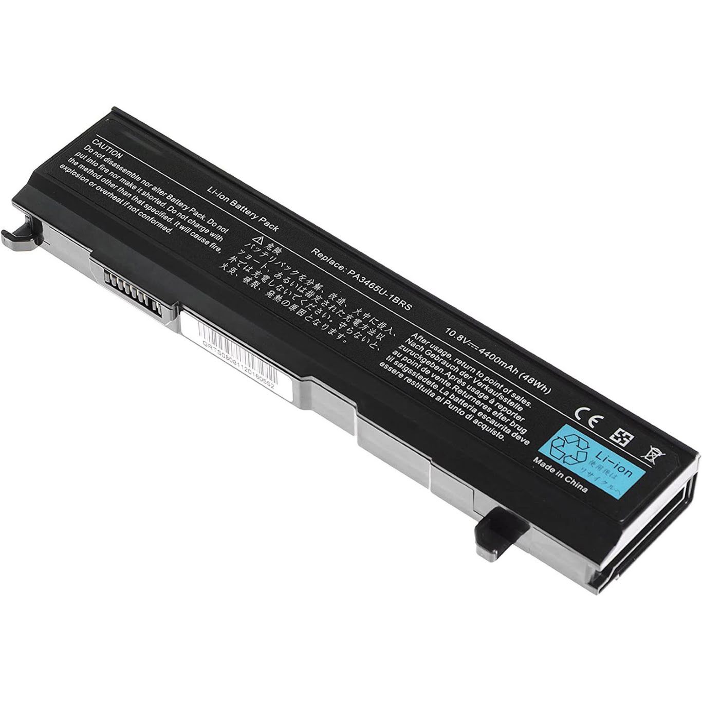 K000031890, K000031910 replacement Laptop Battery for Toshiba Dynabook AX/55A, Dynabook TW/750LS, 10.8V, 4400mAh, 6 cells