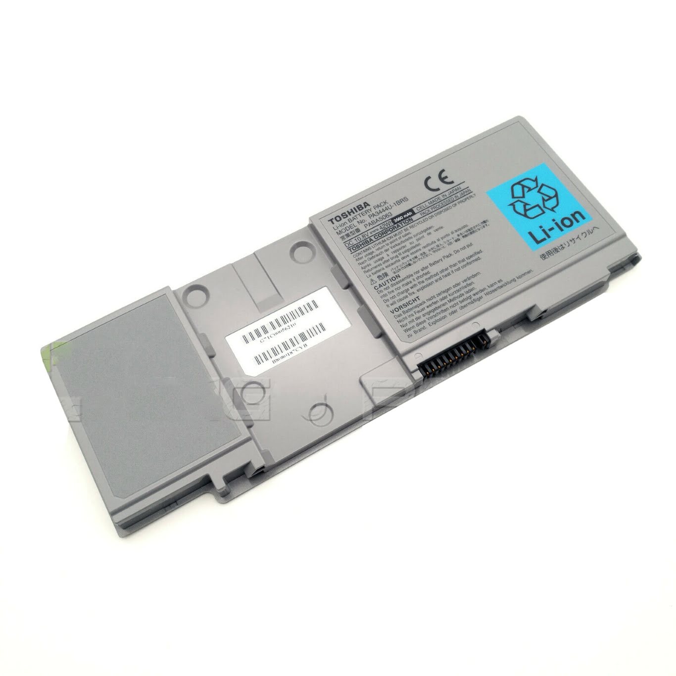 PA3444U-1BAS, PA3444U-1BRS replacement Laptop Battery for Toshiba DynaBook SS, DynaBook SS S20 12L/2, 3560mah / 42wh, 6 cells, 10.8V