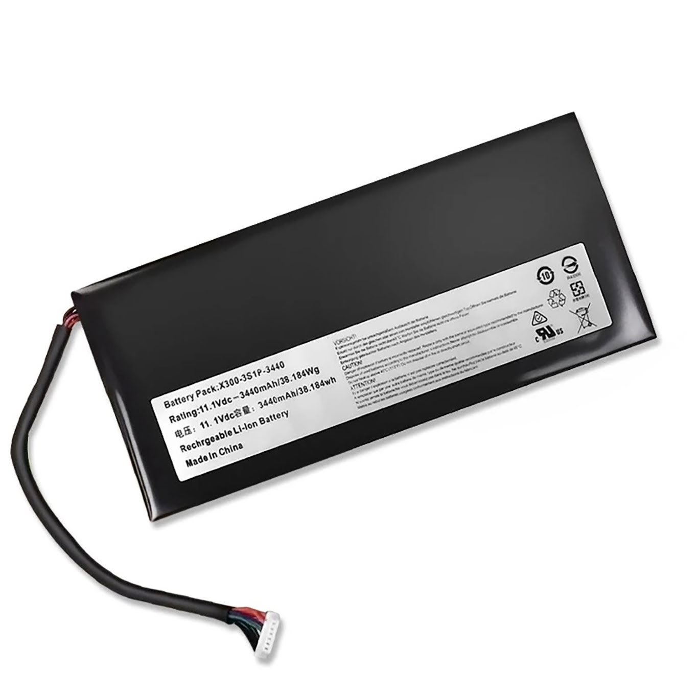 ICP476787P-3S, SSBS39 replacement Laptop Battery for Hasee HXU4, UI41B, 3 cells, 11.1V, 3440mah / 38.184wh